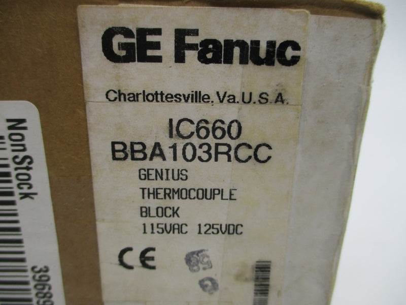GE FANUC GENIUS IC660BBA103RCC 115VAC .1A NSMP