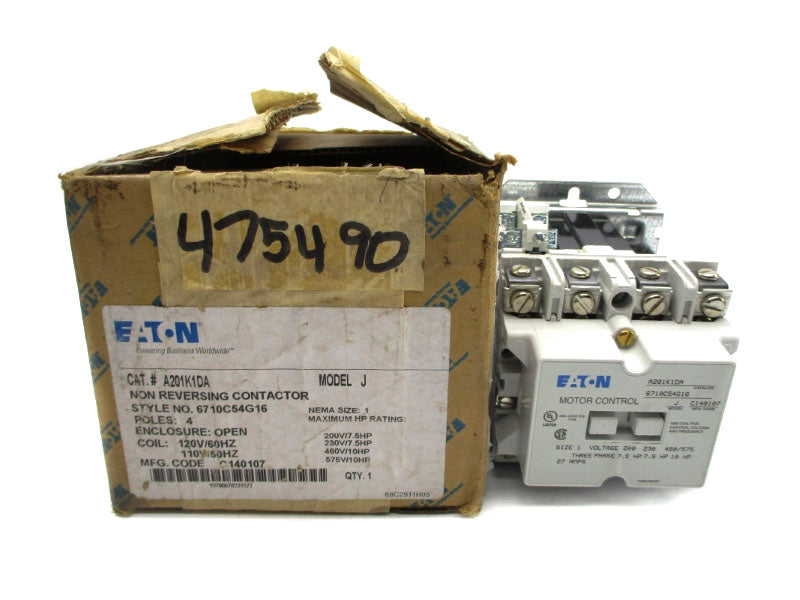 EATON A201K1DA 110/120V 27A NSMP