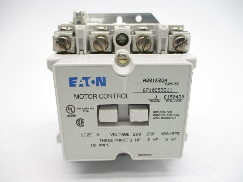 EATON A201K0DA 110/120V 18A NSMP