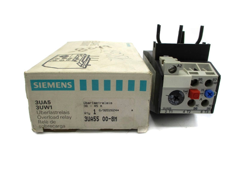 SIEMENS 3UA5500-8M 600VAC 36-45A NSMP