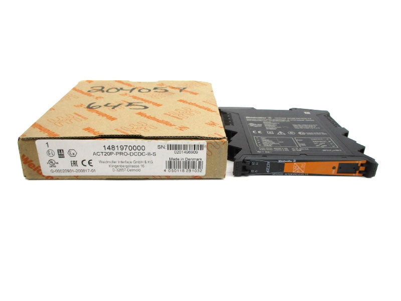 WEIDMULLER ACT20P-PRO-DCDC-II-S 1481970000 24-230VAC NSMP