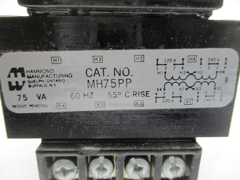 HAMMOND MANUFACTURING MH75PP 120/240V NSMP