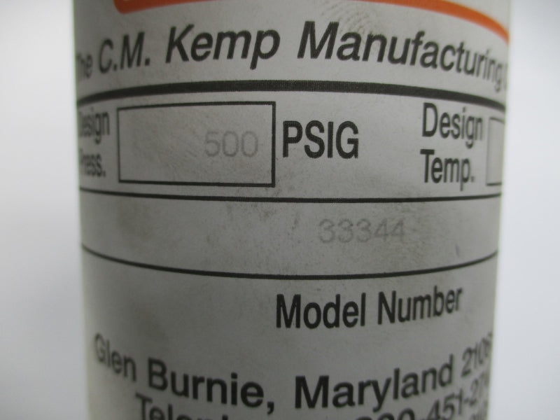 KEMP 33344 500PSI 225'F NSNP