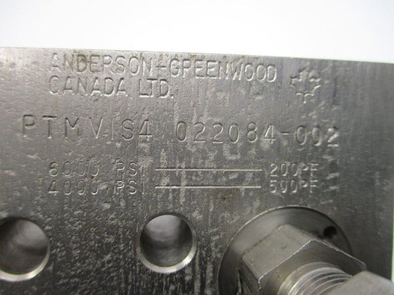 ANDERSON GREENWOOD PTMVIS4 4000/6000PSI 200/500'F NSNP