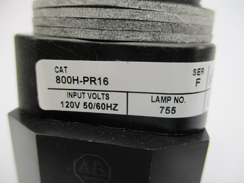 ALLEN BRADLEY 800H-PR16 SER. F 120V (WH) NSMP
