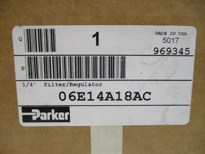 PARKER 06E14A18AC 250PSI 175'F 1/4" NSMP