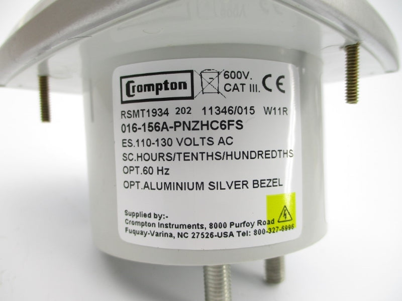 CROMPTON 016-156A-PNZHC6FS RSMT1934 110-130VAC NSMP