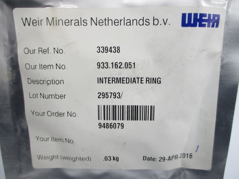 WEIR 339438 933.162.051 NSMP
