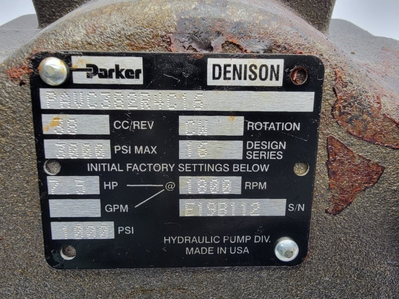 PARKER PAVC382R4C16 3000PSI NSNP
