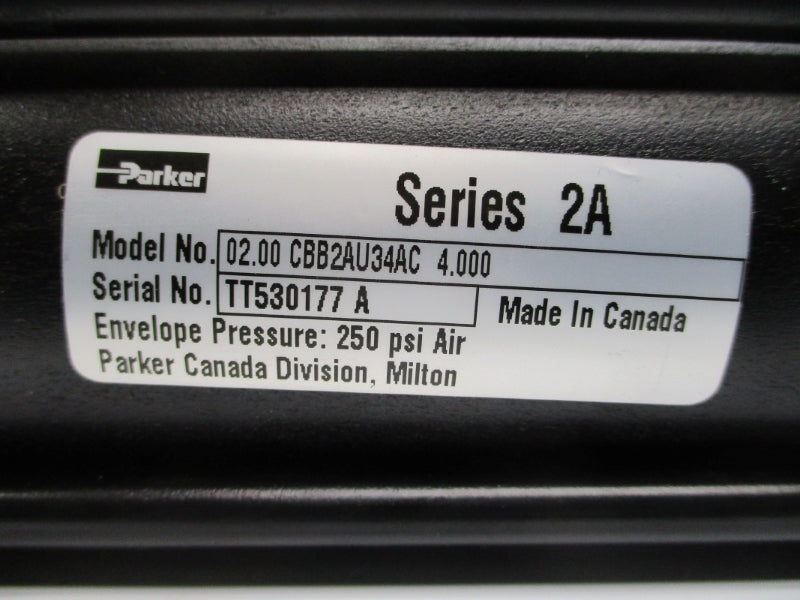PARKER 02.00CBB2AU34AC4.000 250PSI NSNP