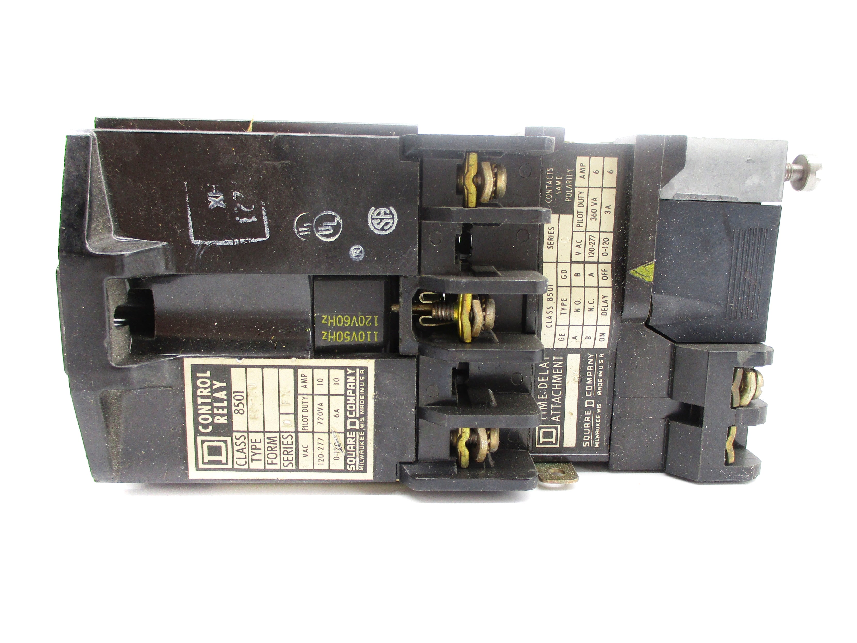 SQUARE D 8501G020 SER. D 110-120V UNMP