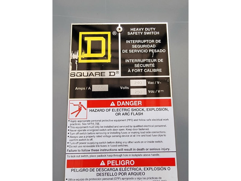 SQUARE D H227N SER. E04 240VAC 800A (AS PICTURED) NSNP