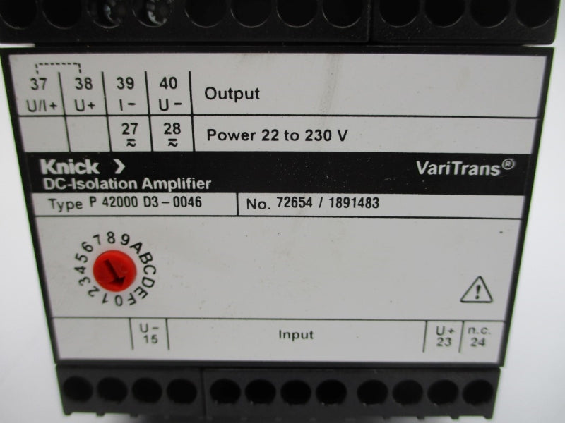 KNICK P42000D3-0046 72654/1891483 22-230VAC/DC NSNP
