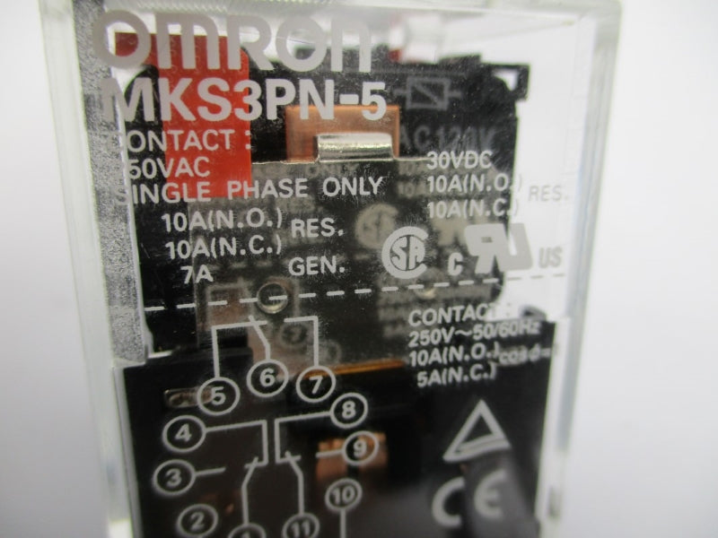 OMRON MKS3PN-5 120VAC 10A NSNP