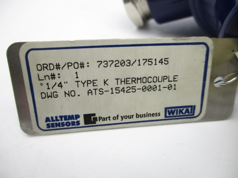 WIKA ATS-15425-0001-01 1/4" NSNP