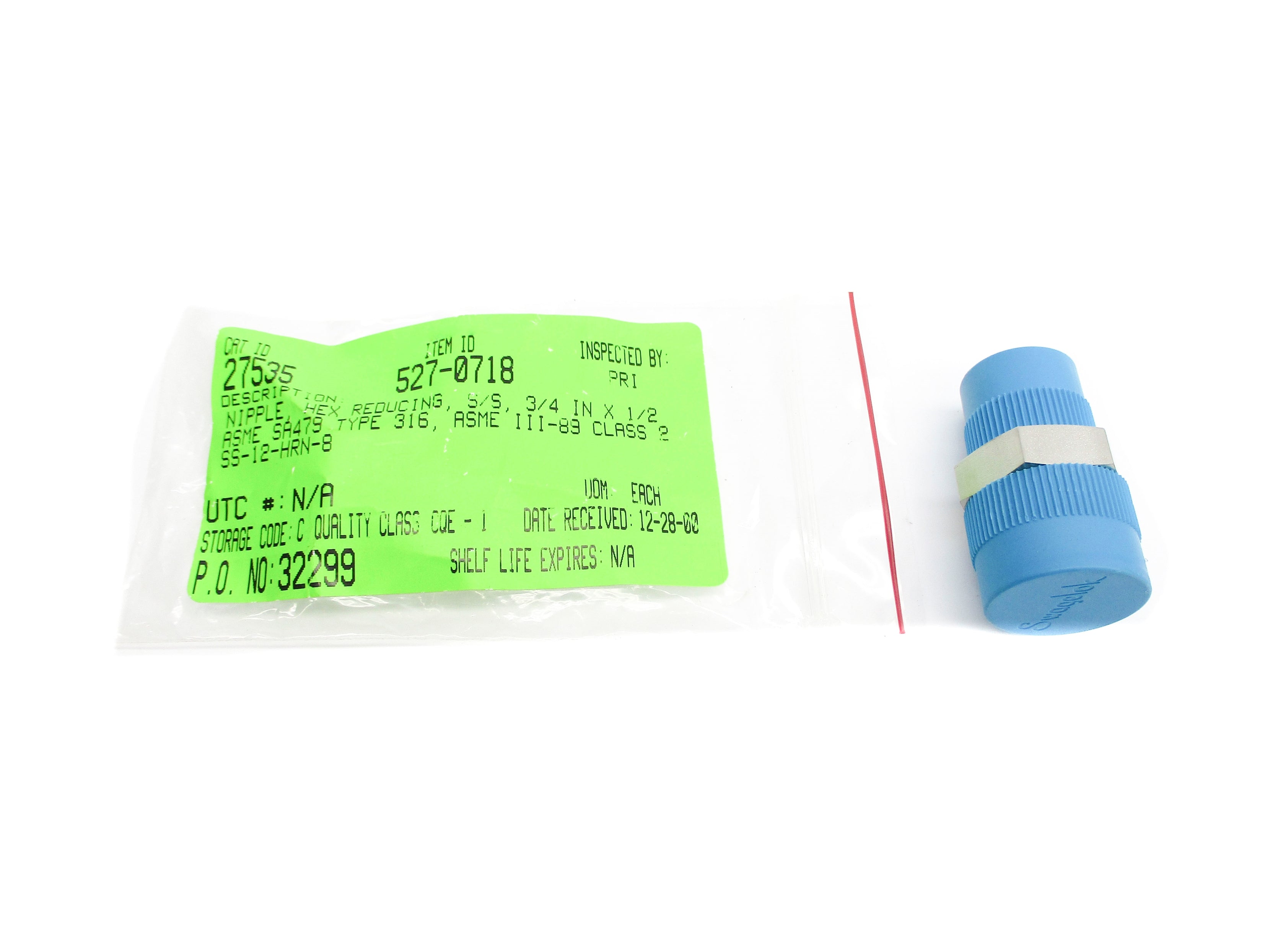 SWAGELOK SS-12-HRN-8 NSNP