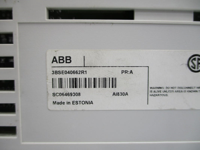 ABB 3BSE040662R1 AI830A NSNP