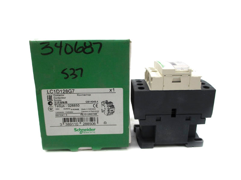 SCHNEIDER ELECTRIC LC1D128G7 120V NSMP