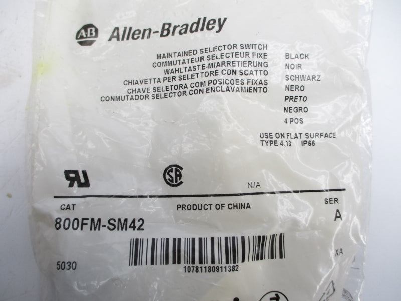 ALLEN BRADLEY 800FM-SM42 SER. A NSMP