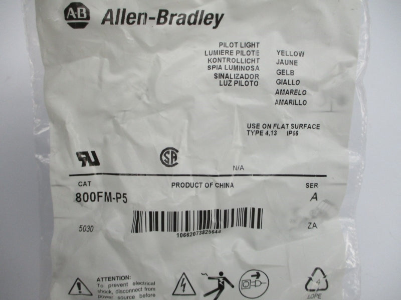 ALLEN BRADLEY 800FM-P5 SER. A NSMP