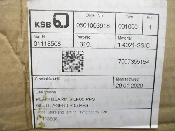 KSB 01118508 1310 NSMP