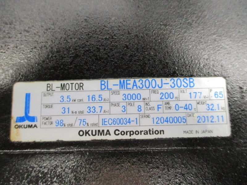 OKUMA BL-MEA300J-30SB 177V 16.5A NSNP