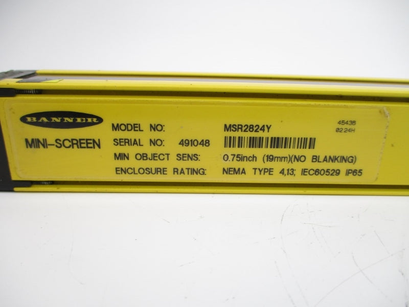 BANNER ENGINEERING MSR2824Y NSNP
