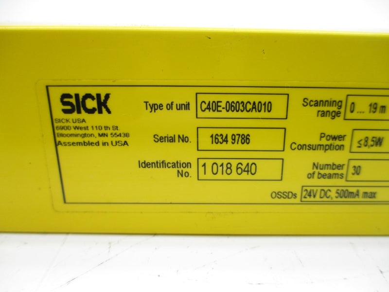 SICK C40E-0603CA010 1018640 24VDC NSNP