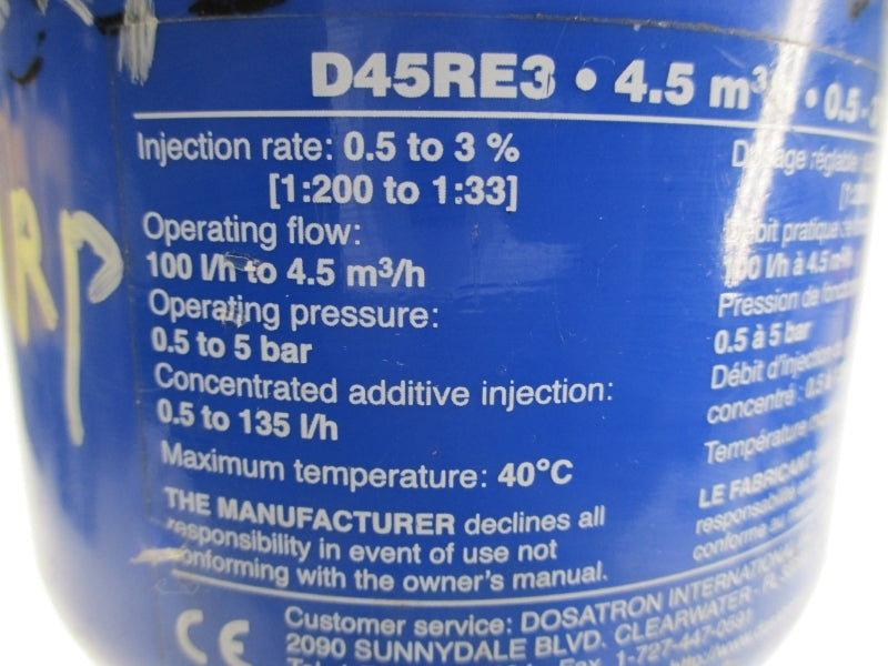 DOSATRON D45RE3 UNMP