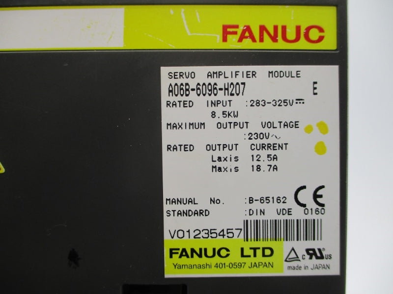 FANUC A06B-6096-H207 283-325V 18.7A (AS PICTURED) NSNP