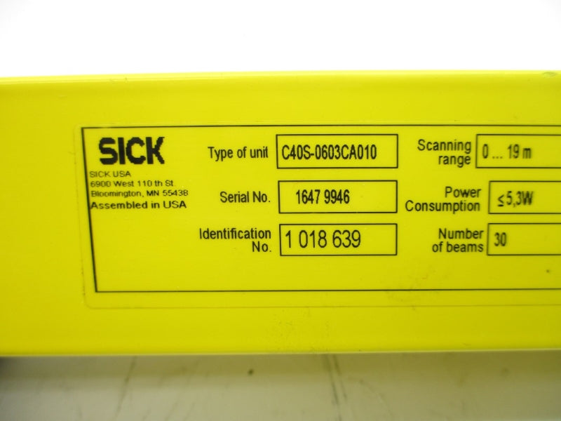 SICK C40S-0603CA010 1018639 24VDC NSNP