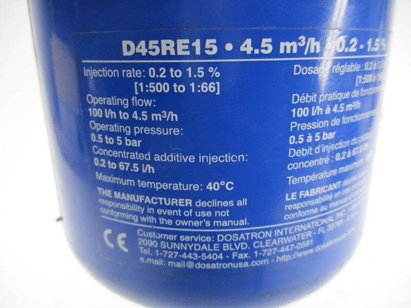 DOSATRON D45RE15 UNMP