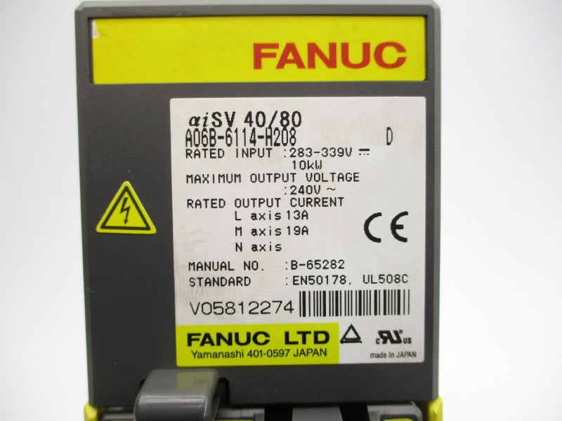 FANUC A06B-6114-H208 283-339V 19A NSNP