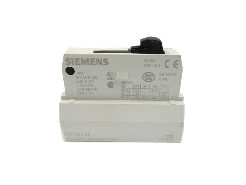SIEMENS 3RV1901-2E 240VAC 2.5A NSNP