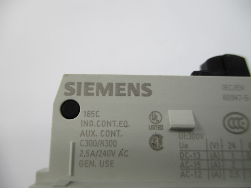 SIEMENS 3RV1901-2E 240VAC 2.5A NSNP