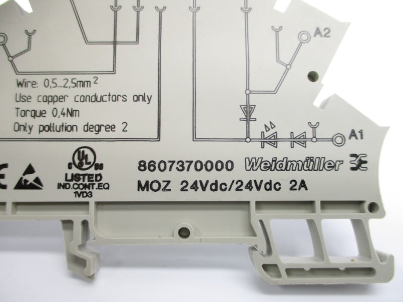 WEIDMULLER MOZ24VDC/24VDC2A 8607370000 24VDC 2A NSNP