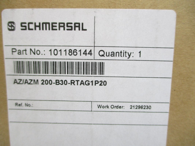 SCHMERSAL AZ/AZM200-B30-RTAG1P20 101186144 NSMP