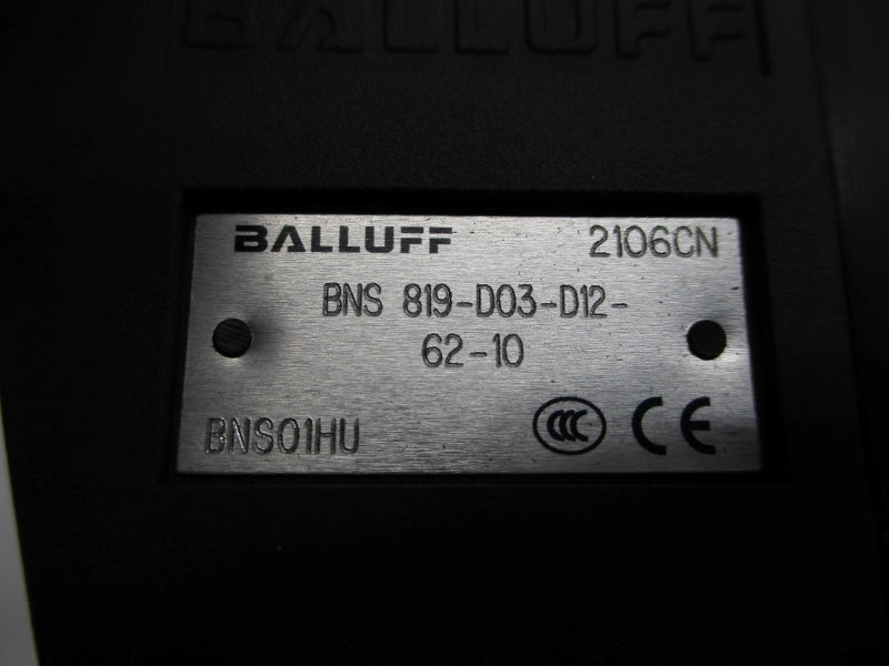 BALLUFF BNS819-D03-D12-62-10 BNS01HU NSMP