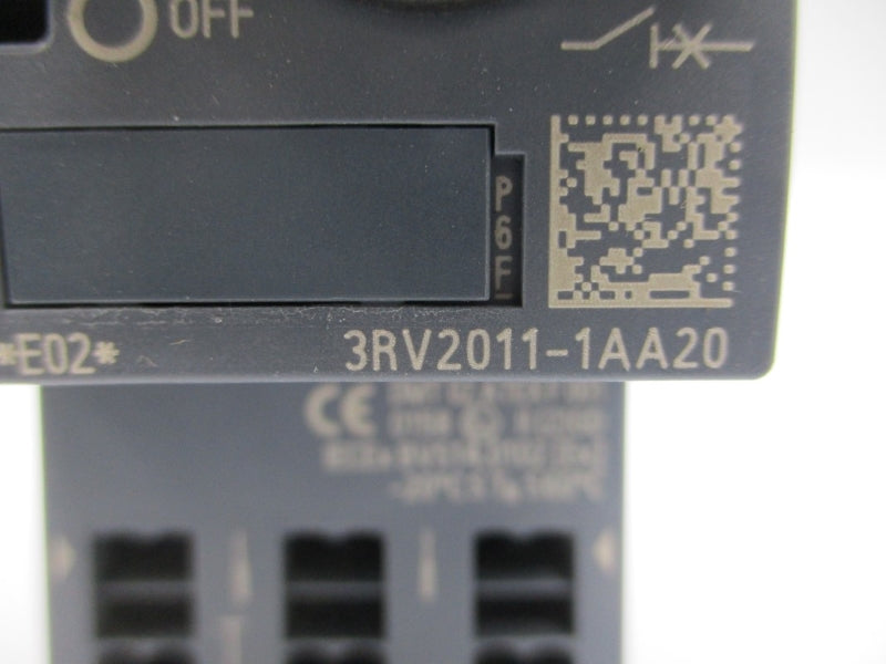 SIEMENS 3RV2011-1AA20 1.1-1.6A NSMP