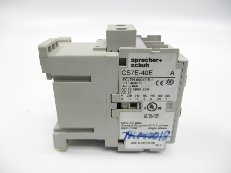 SPRECHER+SCHUH CS7E-40E 24VDC NSNP