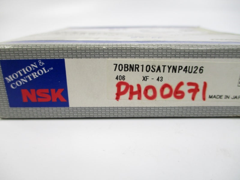 NSK 70BNR10SATYNP4U26 NSMP