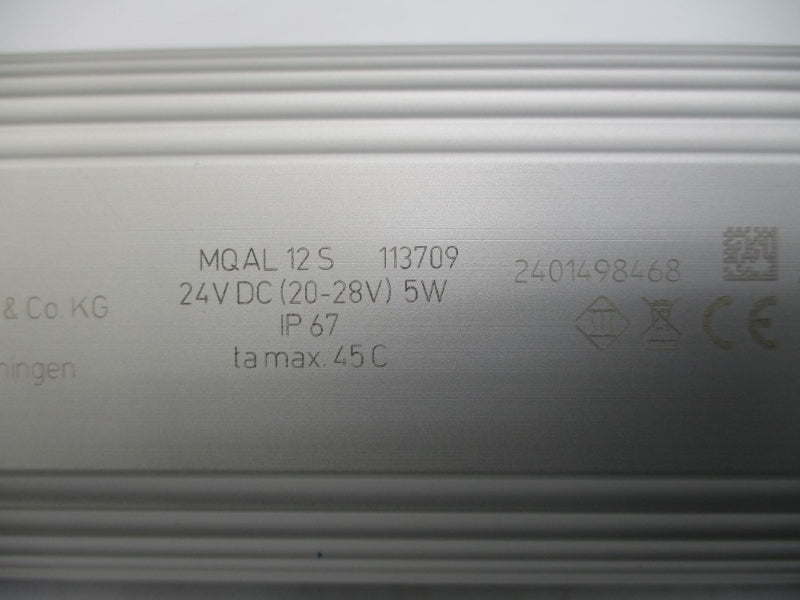 WALDMANN 113709000-00804709 MQAL12S 20-28VDC NSMP