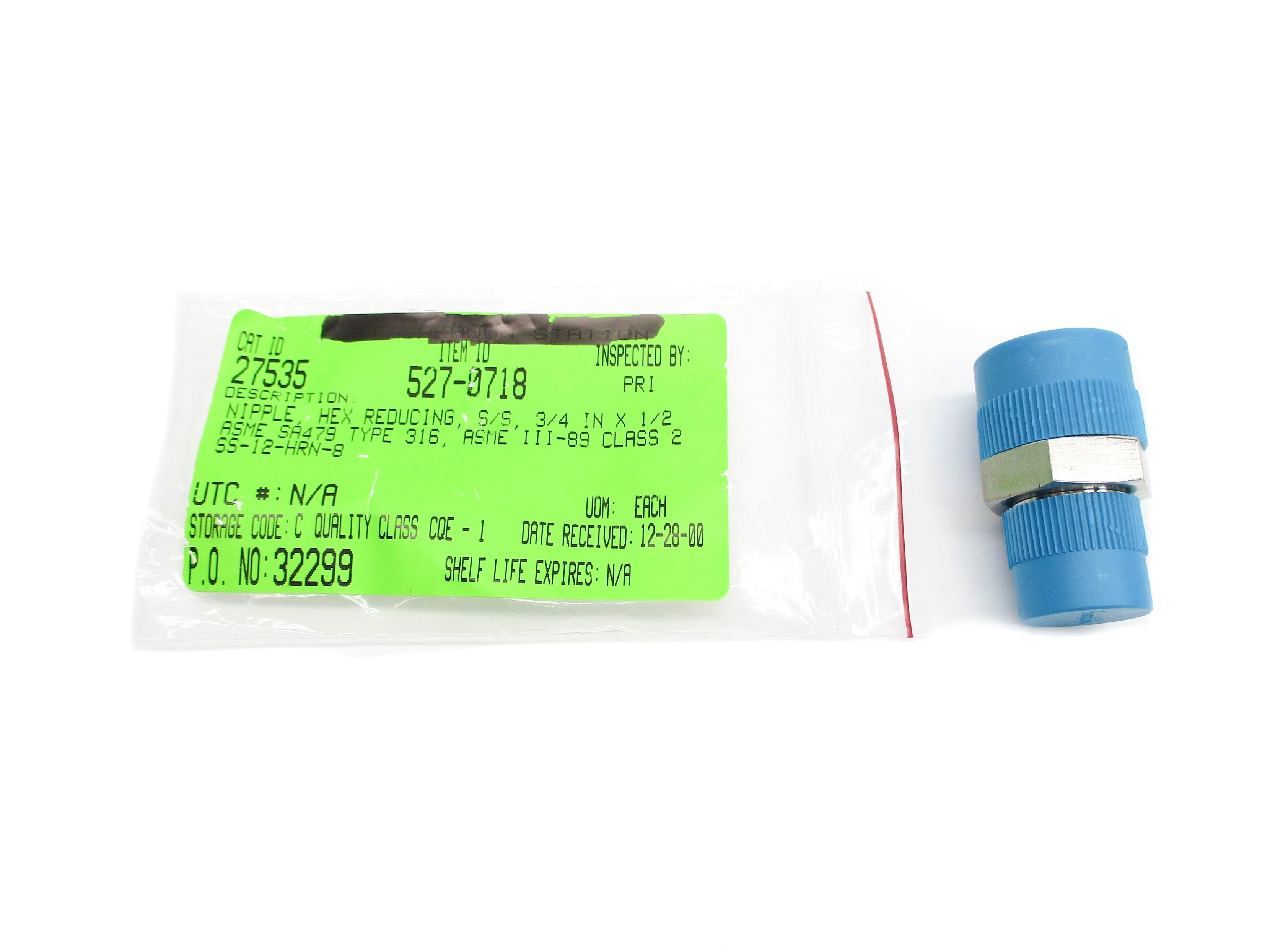 SWAGELOK SS-12-HRN-8 NSNP