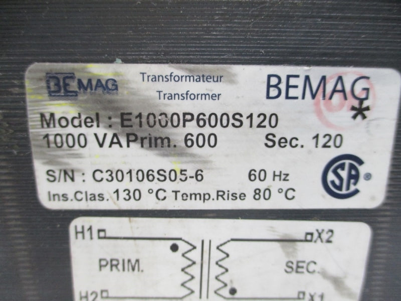 BEMAG E1000P600S120 600V NSNP