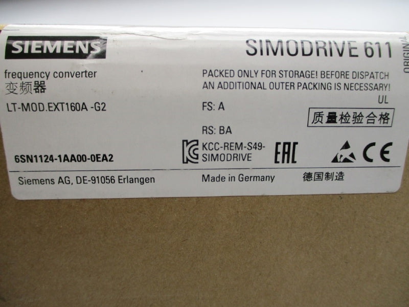 SIEMENS 6SN1124-1AA00-0EA2 NSFS
