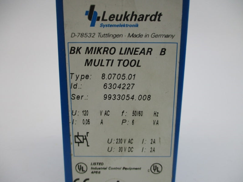 LEUKHARDT 8.0705.01 6304227 120VAC 2A NSNP
