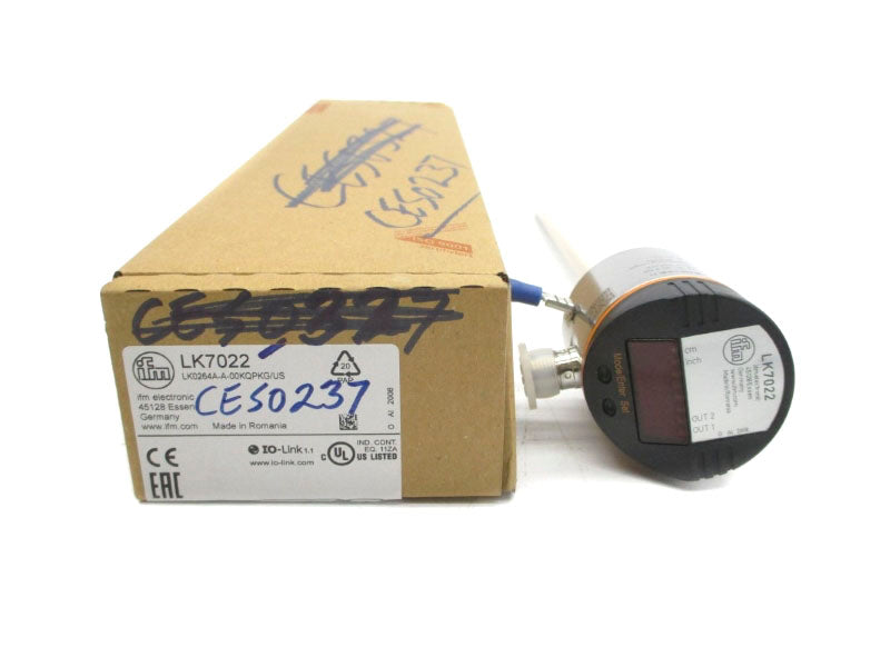 IFM EFECTOR LK0264A-A-00KQPKG/US LK7022 18-30VDC NSMP