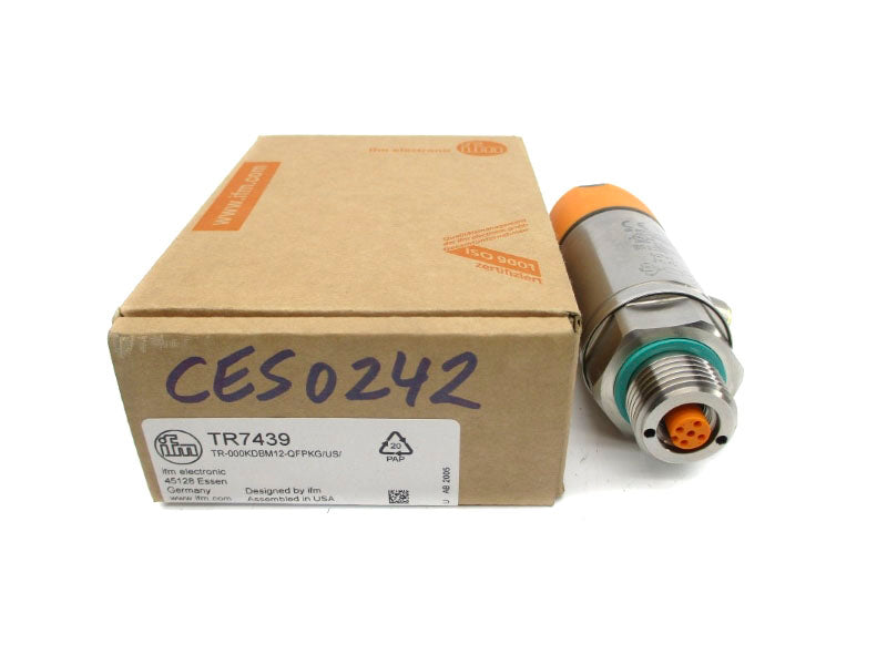IFM EFECTOR TR-000KDBM12-QFPKG/US/ TR7439 18-32VDC NSMP