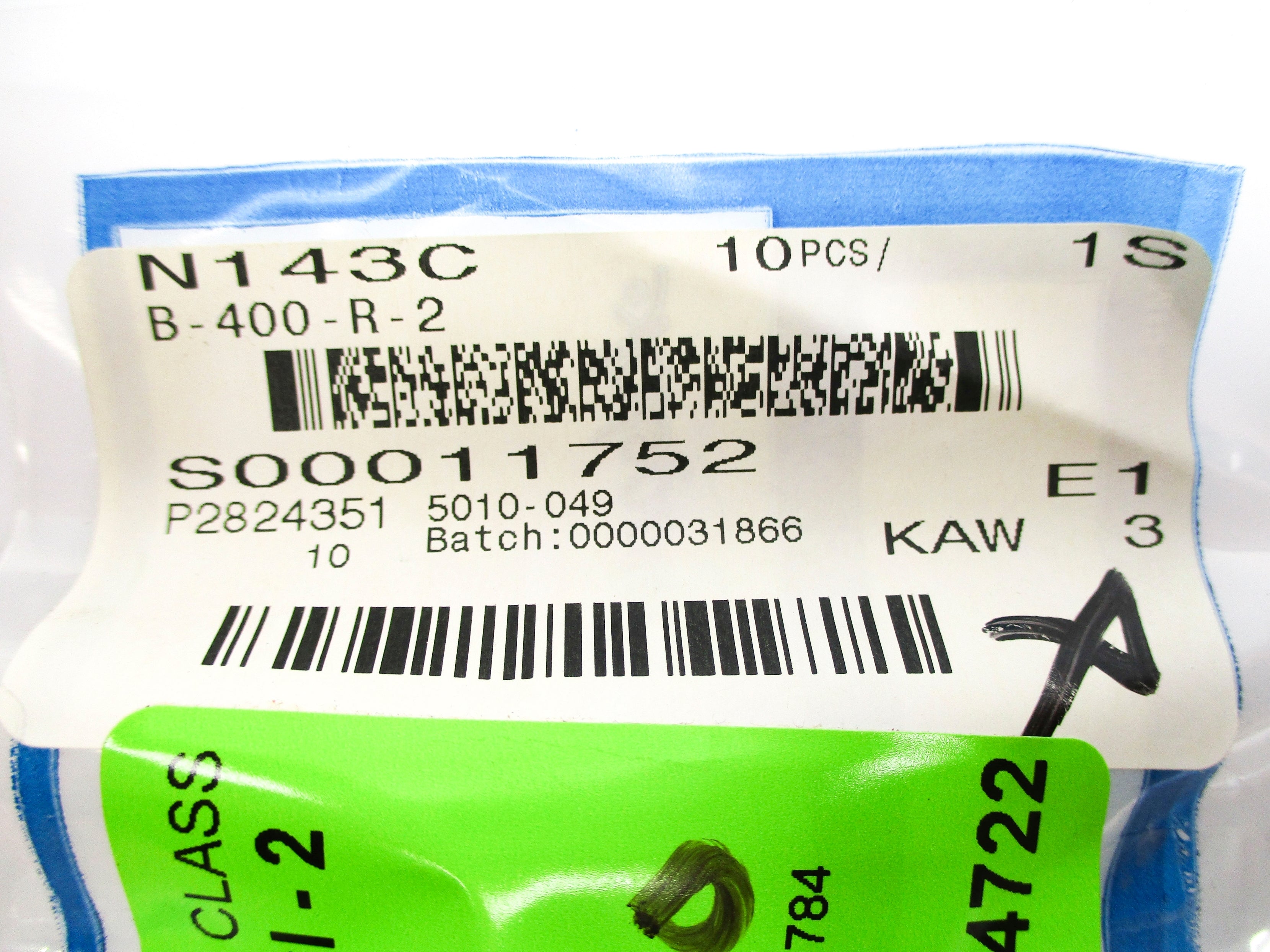 SWAGELOK B-400-R-2 (PKG OF 10) NSMP