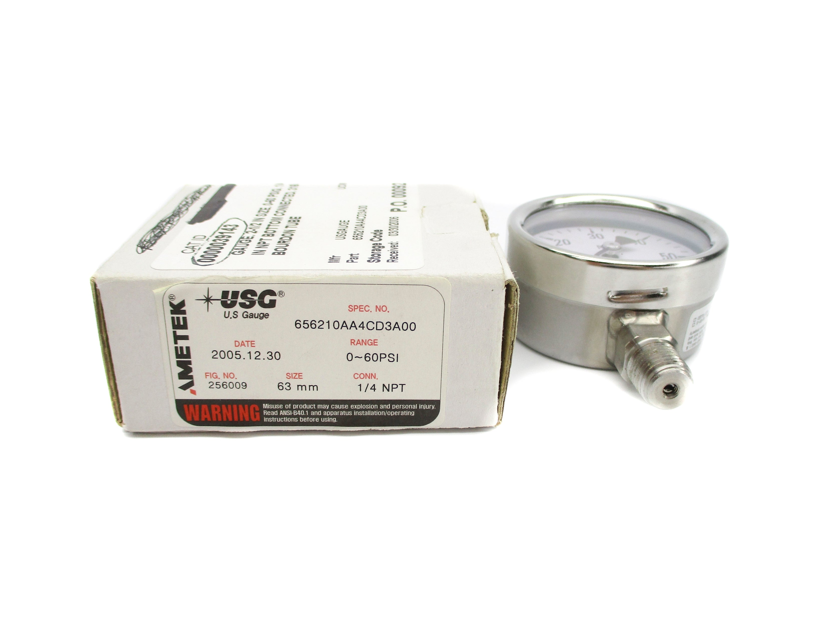 AWETEK 256009 0-60PSI NSMP